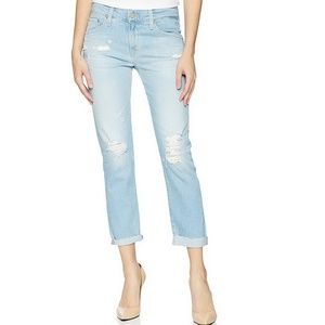 NWT AG The Ex-Boyfriend Crop Slim Jeans